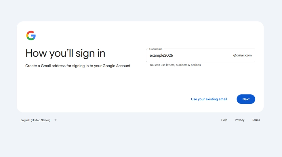 Select Gmail