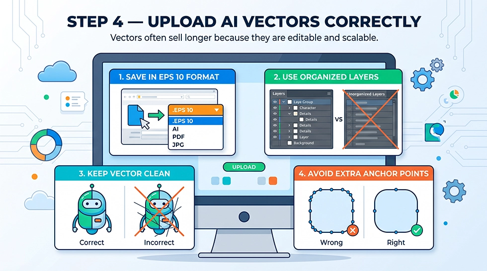 Upload AI Vector