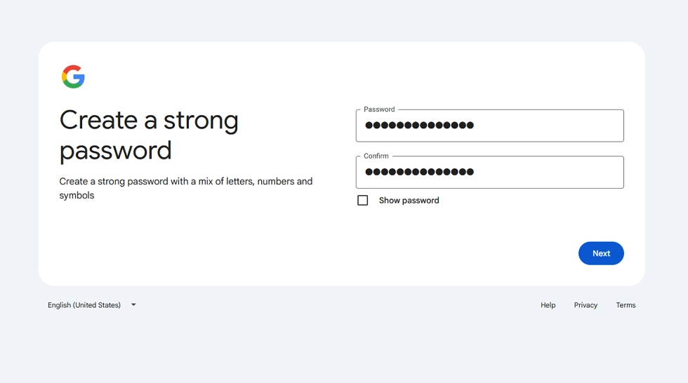 Use Strong Password