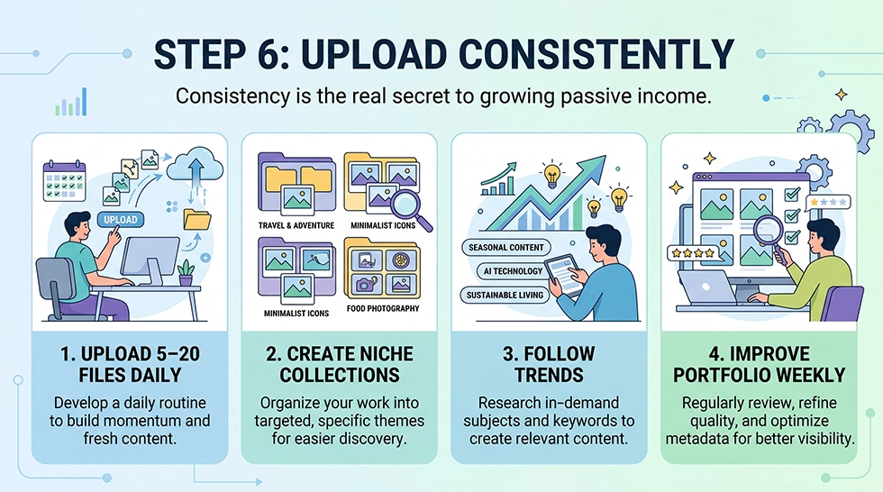 Upload Consistently