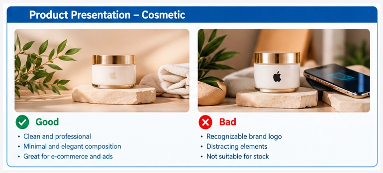 Product Presentation without brand logo